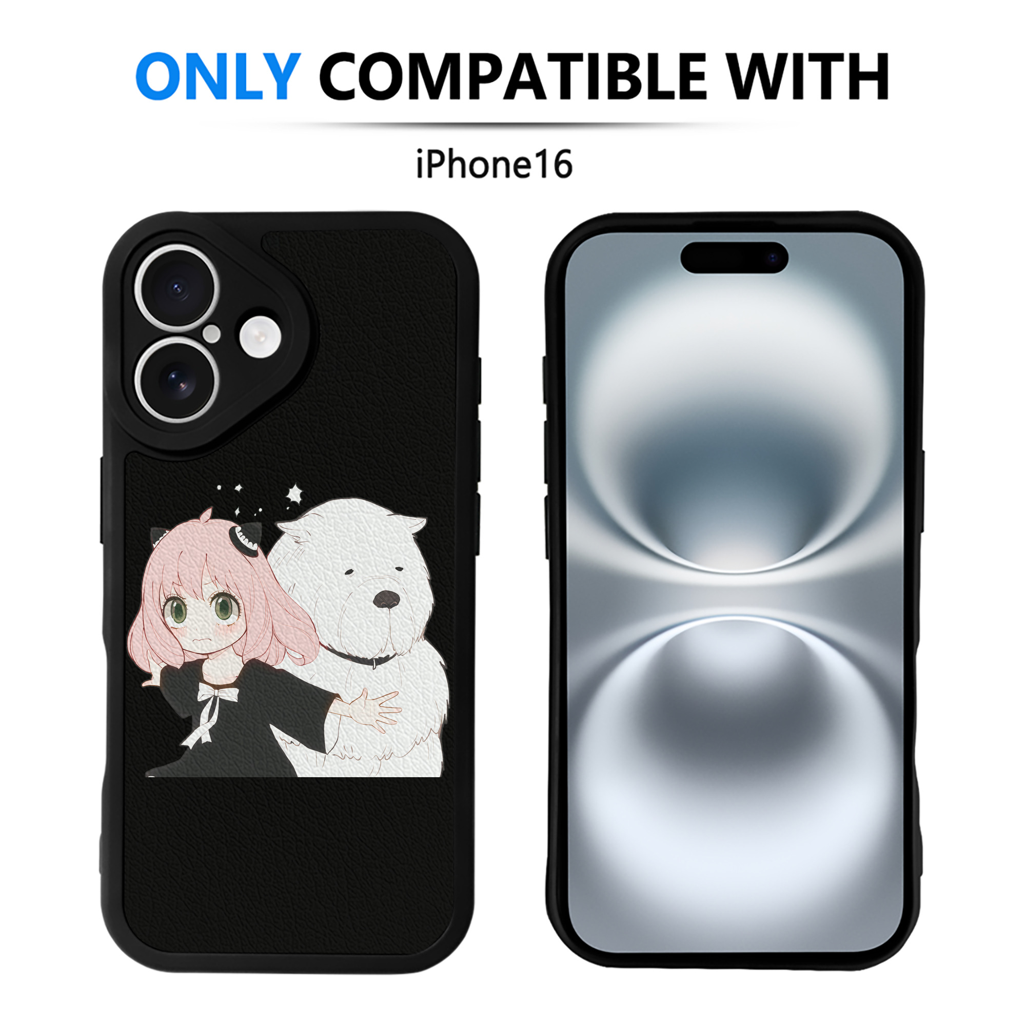 （画像用） SPY×FAMILY间谍家家酒 【iPhone 16シリーズ対応】シリコンスマホケース（レザー調） 材質：シリコン